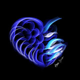 Crypto Love Drops Art by Ana Luca