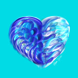 Crypto Love Drops Art by Ana Luca