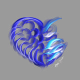 Crypto Love Drops Art by Ana Luca