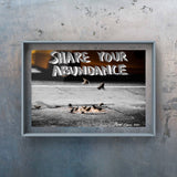 Share Your Abundance Art by Ana Luca