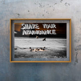 Share Your Abundance Art by Ana Luca