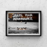 Share Your Abundance Art by Ana Luca