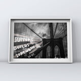 Support Builds Strength Art by Ana Luca