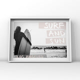 Surf and Sun Art by Ana Luca
