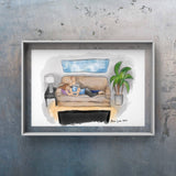 Getting Cozy Art by Ana Luca