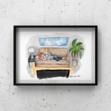 Getting Cozy Art by Ana Luca