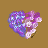 Crypto Love Drops Art by Ana Luca