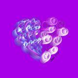 Crypto Love Drops Art by Ana Luca