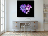 Tanzanite Purple Crypto Love Drops by Ana Luca