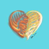 Crypto Love Drops Art by Ana Luca