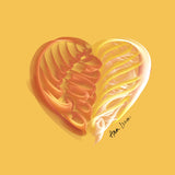 Crypto Love Drops Art by Ana Luca