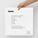 Words Art by Ana Luca