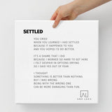 Settled Art by Ana Luca