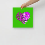 Amethyst Purple (on Green) 12"X12" Open Edition Print