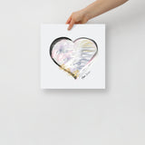 Opal White (on White) 12"X12" Open Edition Print