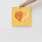 Topaz Yellow (on Yellow) 12"X12" Open Edition Print