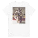 Pineapple Listening To Music Unisex Premium T-Shirt