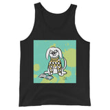 Reading In Between the Lines Men's Premium Tank Top