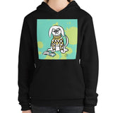 Reading In Between The Lines Unisex Premium Hoodie by Ana Luca