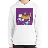 Insecure Wiener Dog Unisex Premium Hoodie by Ana Luca