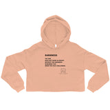 Darkness Women's Cropped Hoodie by Ana Luca