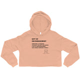 Gift of Encouragement Women's Cropped Hoodie by Ana Luca