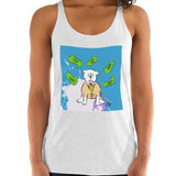Dog of Wall Street Women's Premium Tank Top