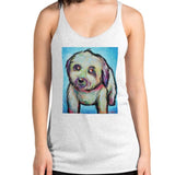 Dixon Women's Premium Tank Top Art by Ana Luca