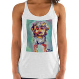 Beau Women's Premium Tank Top Art by Ana Luca