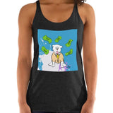 Dog of Wall Street Women's Premium Tank Top