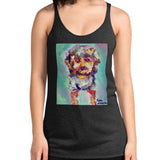 Beau Women's Premium Tank Top Art by Ana Luca