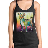 Piper Women's Premium Tank Top Art by Ana Luca