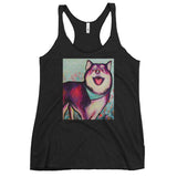Bernie Women's Premium Tank Top Art by Ana Luca