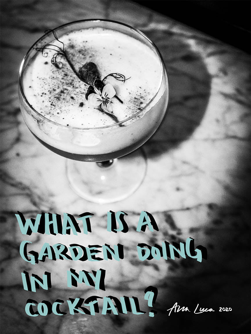 Garden Cocktail Art by Ana Luca