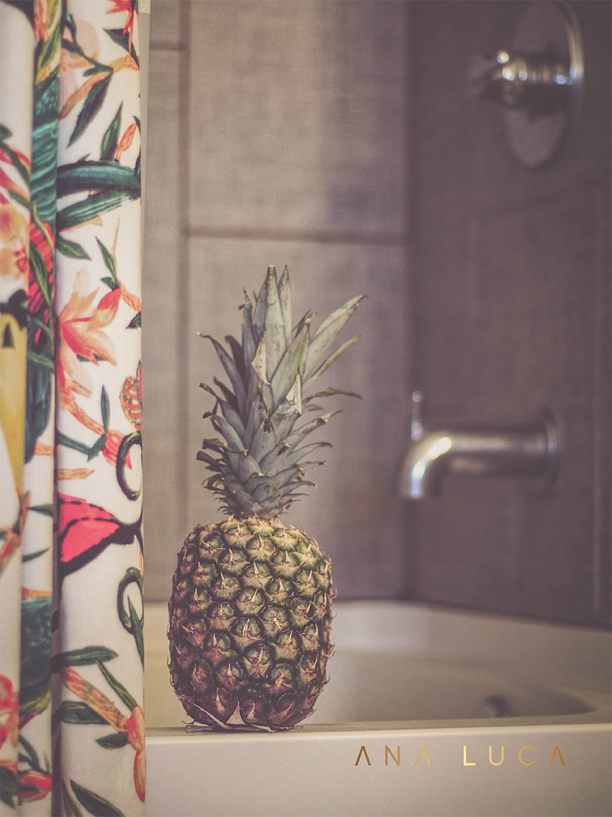 Pineapple Shower Art by Ana Luca