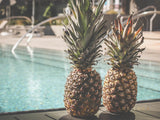 Pineapples At the Pool Art by Ana Luca