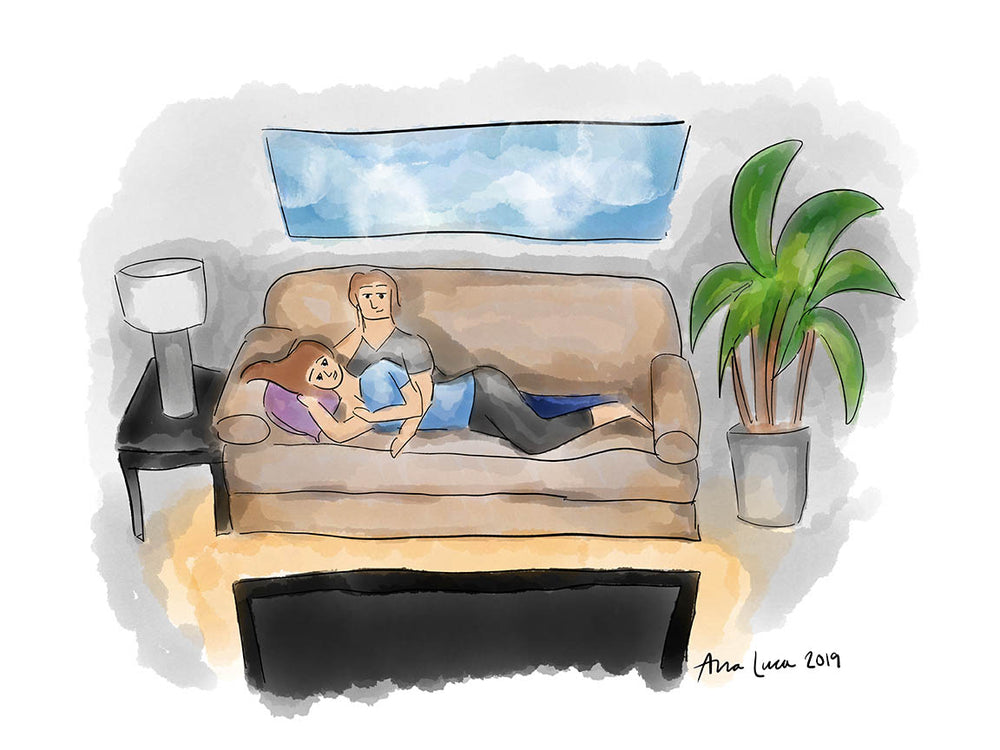 Getting Cozy Art by Ana Luca
