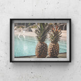 Pineapples At the Pool Art by Ana Luca