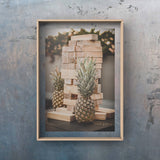 Pineapples Building Flirtation Art by Ana Luca