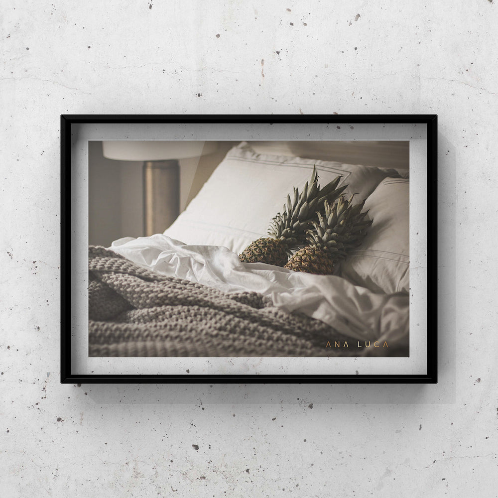 Pineapples Sleeping In Art by Ana Luca