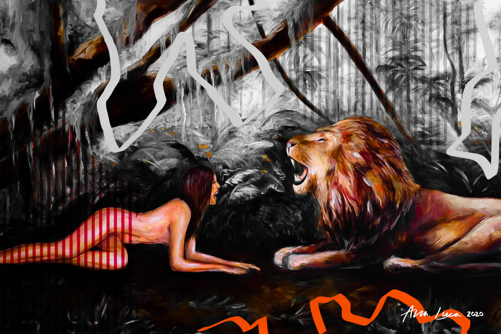 Catfight Art by Ana Luca