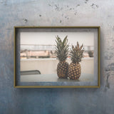Pineapples Kissing Art by Ana Luca