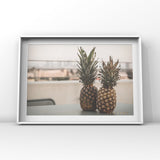 Pineapples Kissing Art by Ana Luca