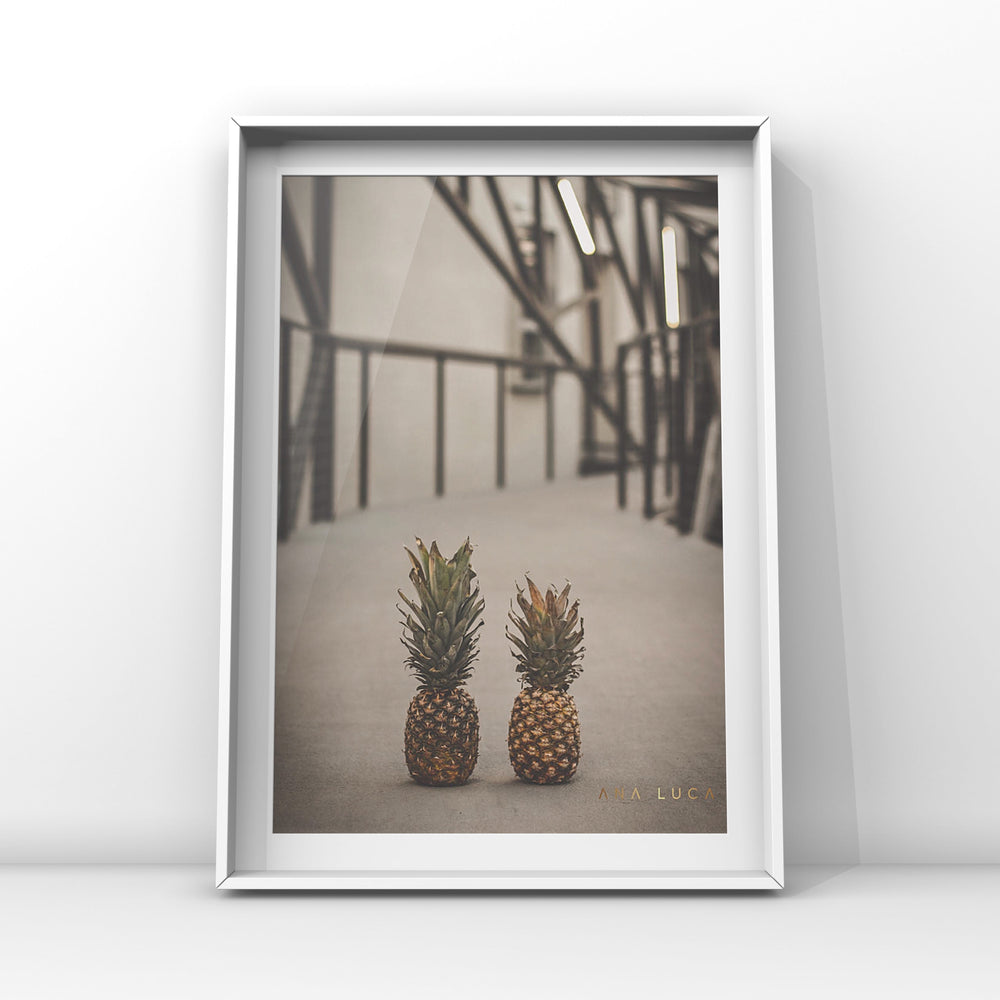 Pineapples Walking Art by Ana Luca