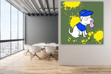 Gotta Represent My Dogs 48"X48" Limited Edition Framed Canvas Art (of 10)