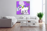 Music Got Me Feeling So Fine 48"X48" Limited Edition Framed Canvas Art (of 10)
