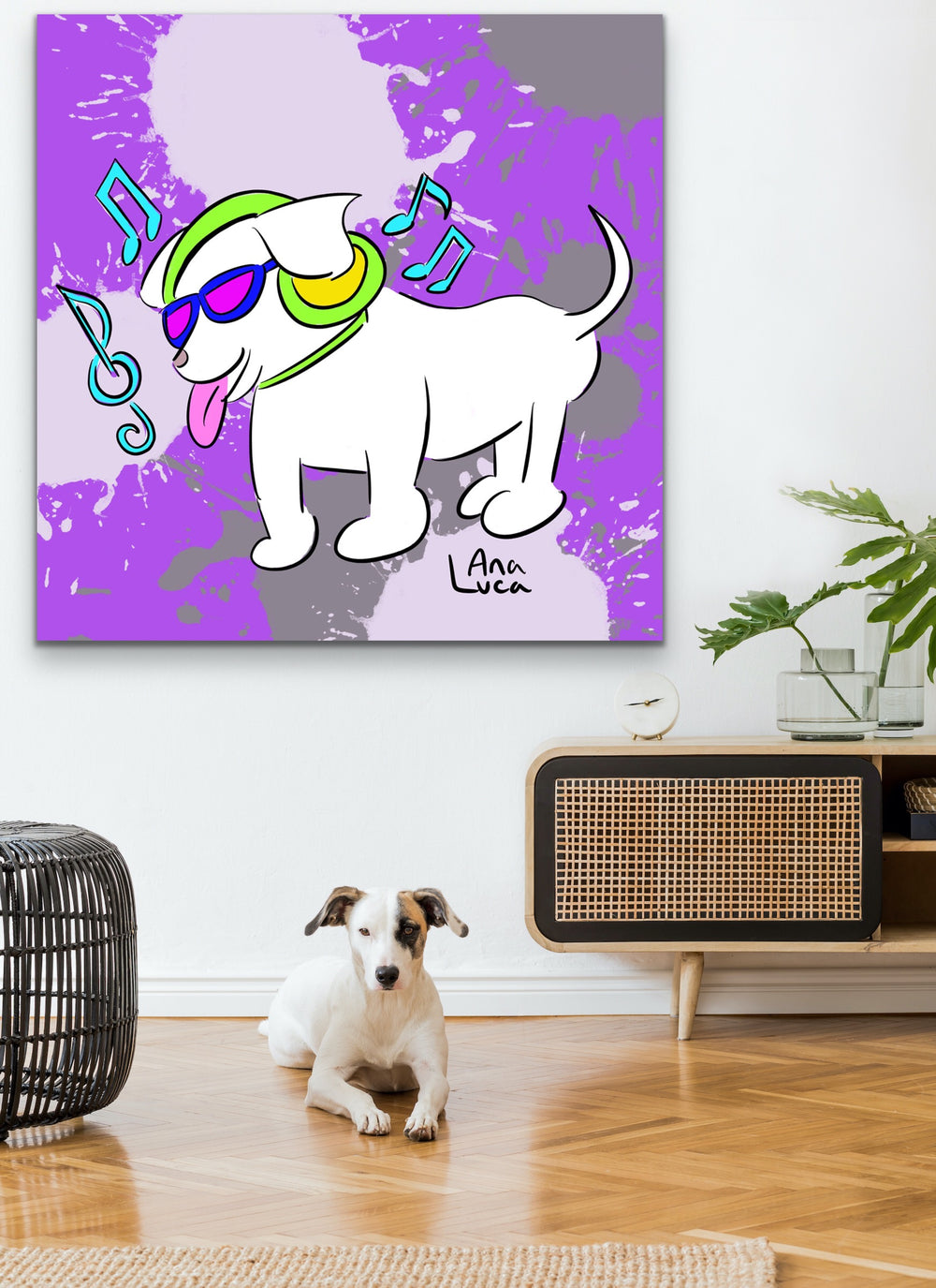 Music Got Me Feeling So Fine 48"X48" Limited Edition Framed Canvas Art (of 10)