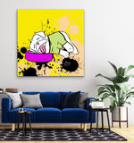 Party Hard, Sleep Hard 48"X48" Limited Edition Framed Canvas Art (of 10)