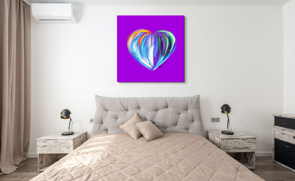 Aquamarine Blue Crypto Love Drops by Ana Luca