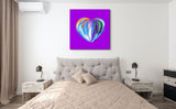 Aquamarine Blue Crypto Love Drops by Ana Luca